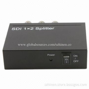 SDI 1X2 Splitter, supports multiple video resolution